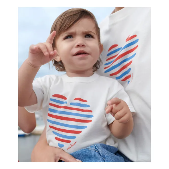 Barlay Heart Organic Cotton T-Shirt | White