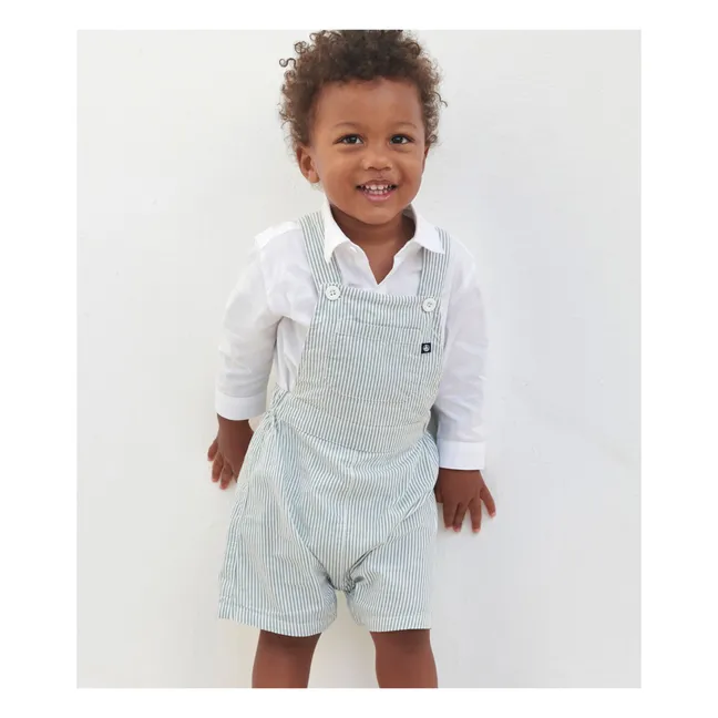 Salopette Belt Coton Bio | Ecru
