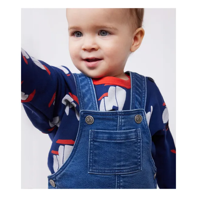 Badore Denim Dungarees | Denim blue