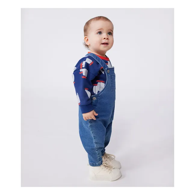 Badore Denim Dungarees | Denim blue