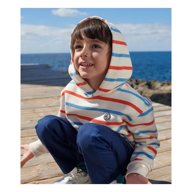 Sudadera con capucha BorneoAlgodón orgánico | Crema