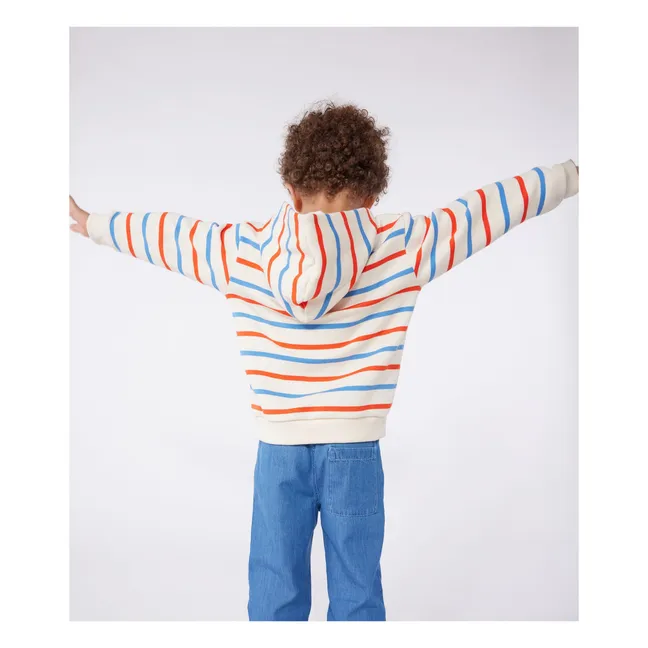 Sudadera con capucha BorneoAlgodón orgánico | Crema