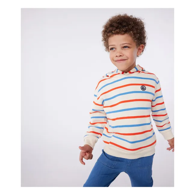 Sudadera con capucha BorneoAlgodón orgánico | Crema