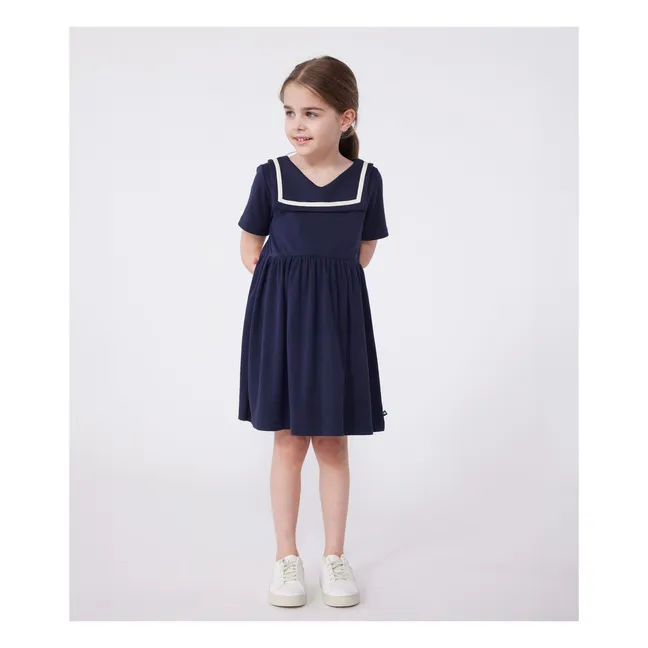 Kleid Bichelle Bio-Baumwolle | Navy