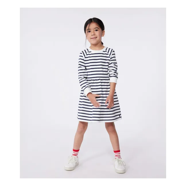 Vestido Bistelle Jersey orgánico grueso | Blanco