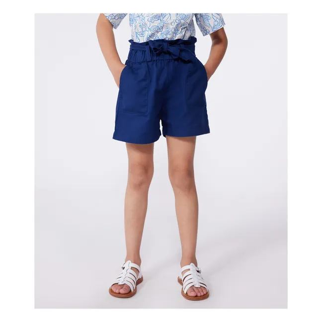 Short Blake Coton Bio | Bleu marine
