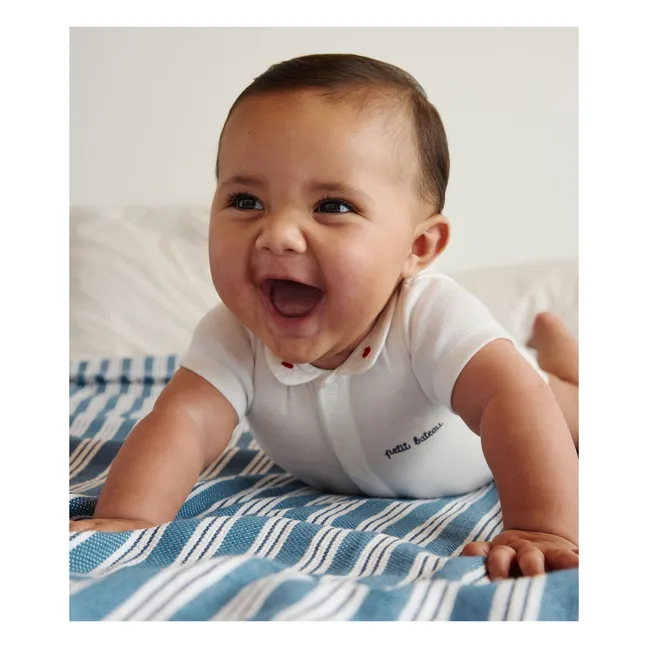 Banko organic cotton bodysuit | White