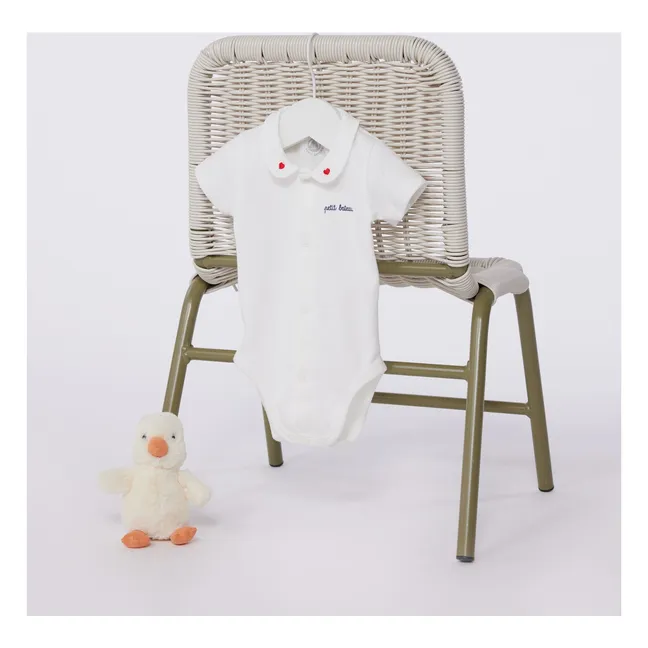 Body in cotone organico Banko | Bianco
