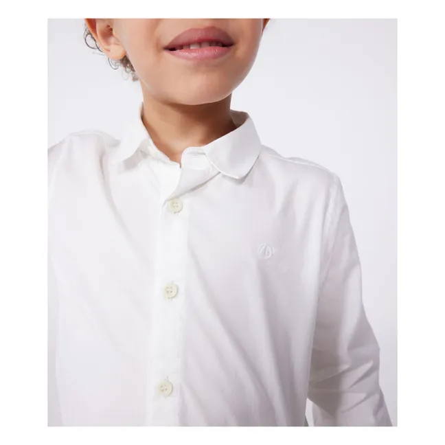 Camisa Beyond de algodón orgánico | Blanco