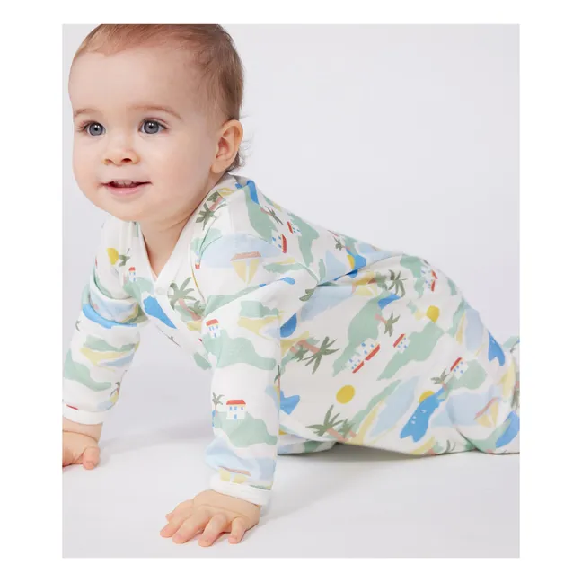 Pyjama Berel Bio-Baumwolle | Blau