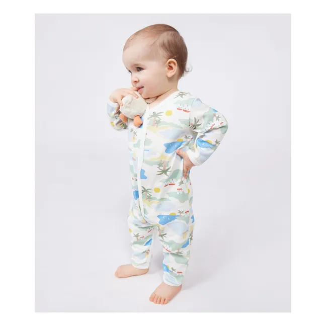 Pyjama Berel Bio-Baumwolle | Blau