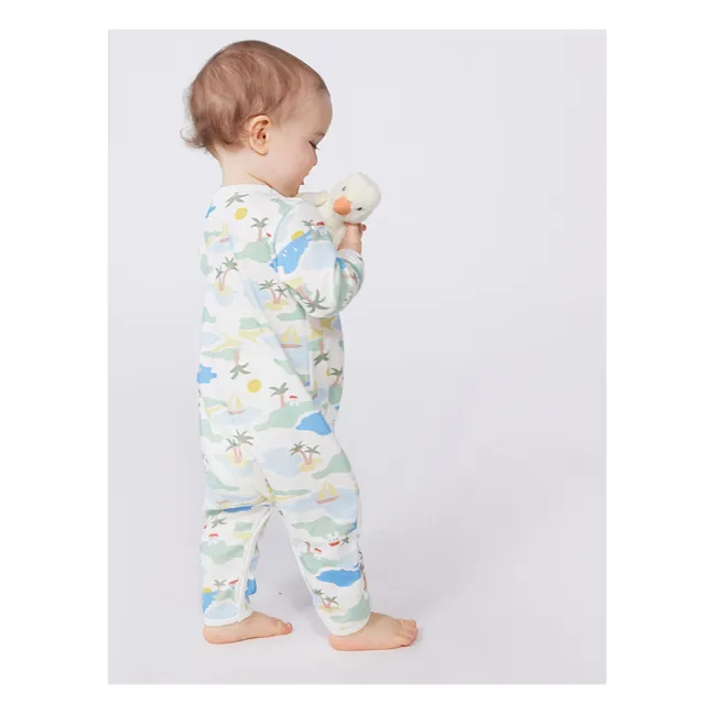 Pyjama Berel Bio-Baumwolle | Blau