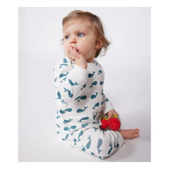 Pyjama Bobi Bio-Baumwolle | Weiß