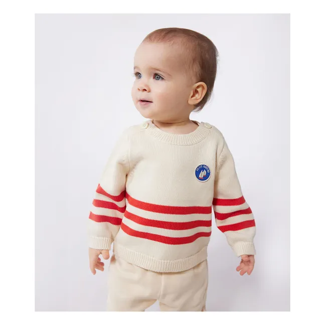 Maglione in cotone organico Bastien | Beige