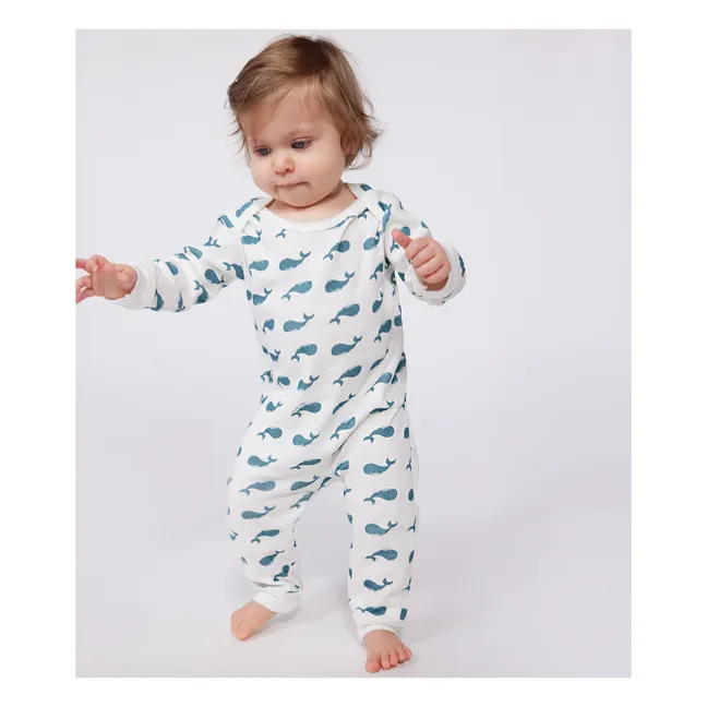 Pyjama Bobi Bio-Baumwolle | Weiß