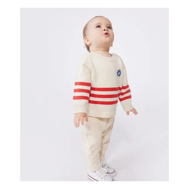 Maglione in cotone organico Bastien | Beige