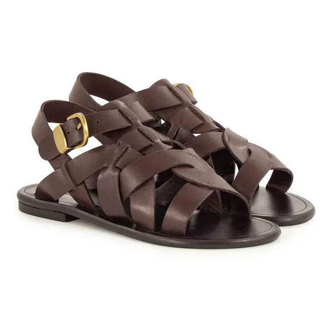 Alvor Sandalias de piel | Marrón