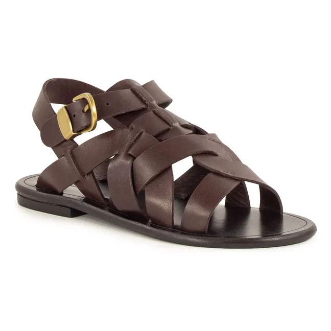 Alvor Sandalias de piel | Marrón