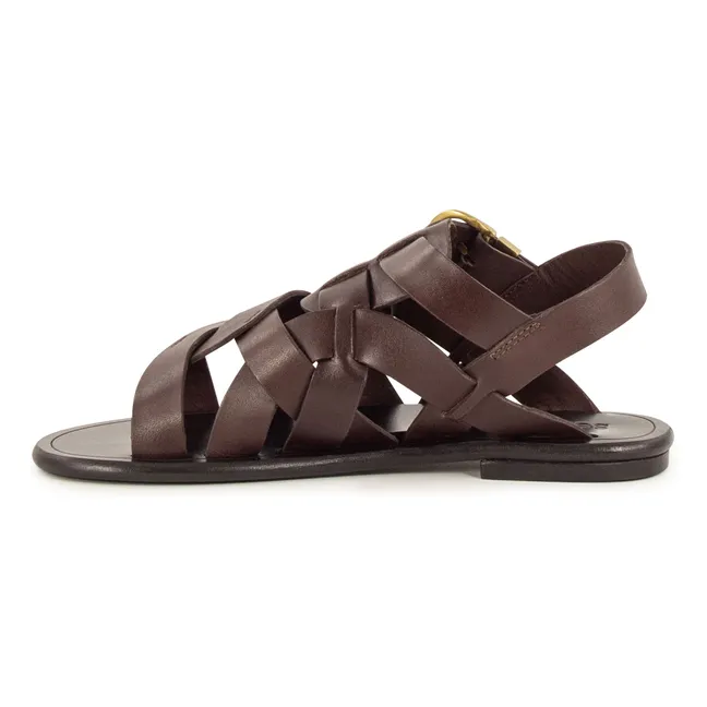 Alvor Sandalias de piel | Marrón