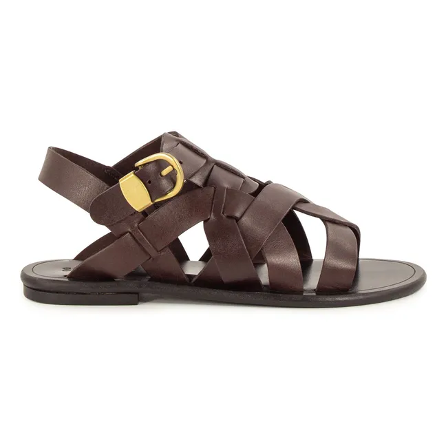 Alvor Sandalias de piel | Marrón