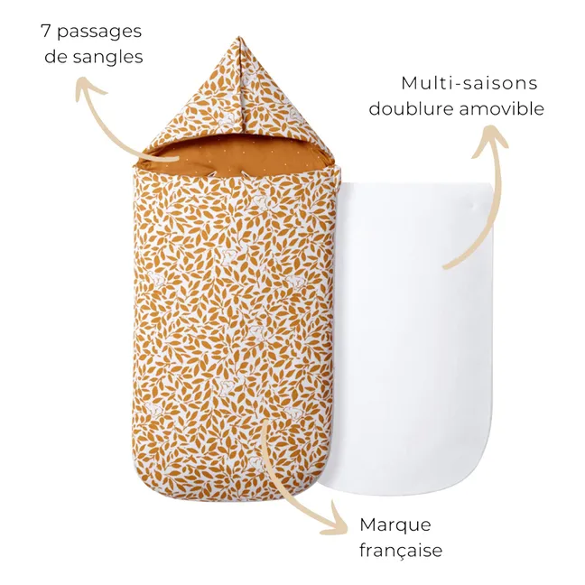 Reversible multi-season crib | Caramel
