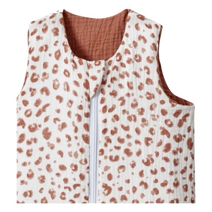 Gigoteuse multi-saisons réversible en double gaze de coton | Vieux Rose- Image produit n°3