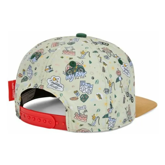 Moutain Ride Flat Visor Cap Recycled Fibers | Pale yellow