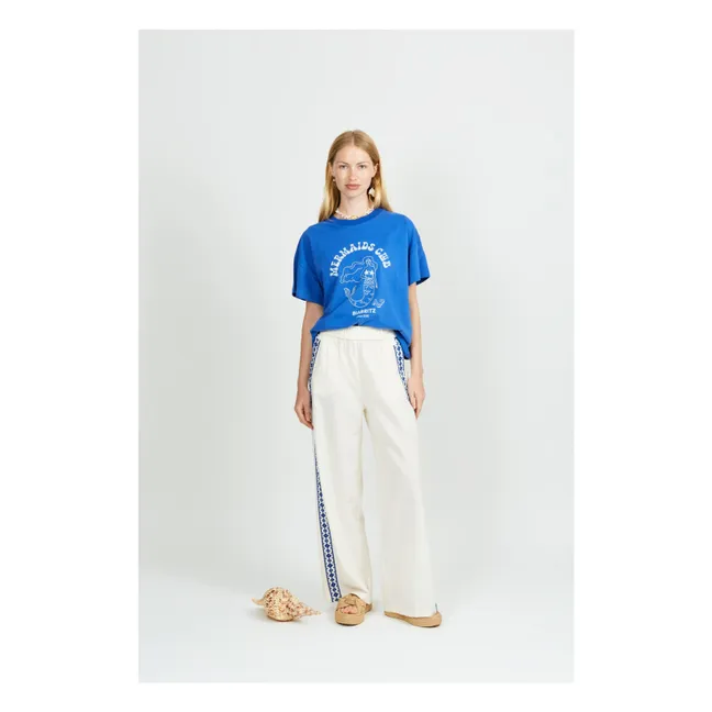 Maglietta Fannie Cotone biologico | Blu