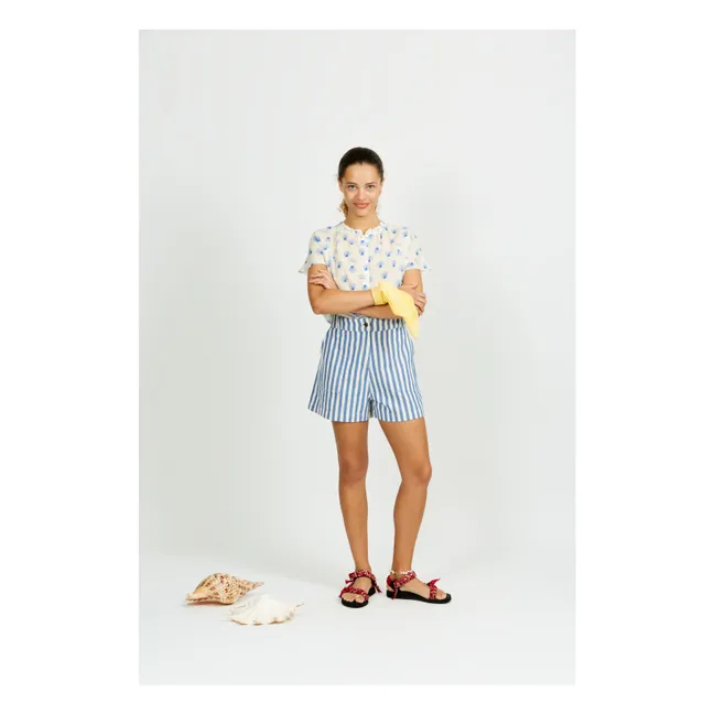 Bluse Flamine Bio-Baumwolle | Seidenfarben