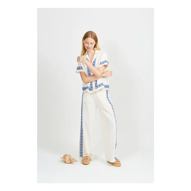 Camicia Françoise Voile de Coton | Ecru