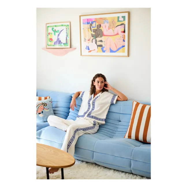 Camicia Françoise Voile de Coton | Ecru