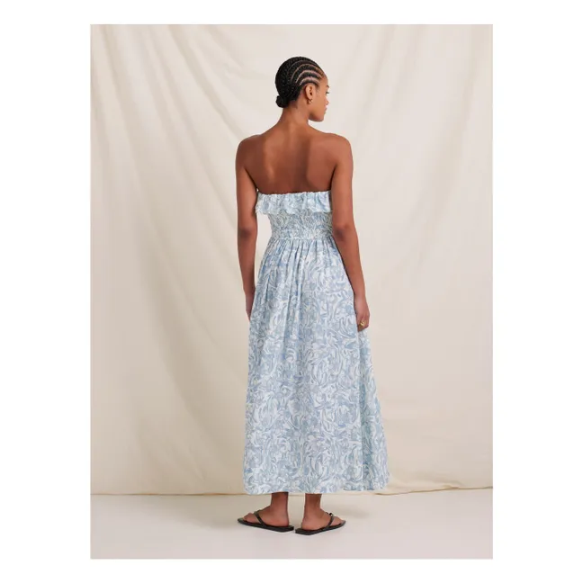 Robe Daffodil Lin | Bleu