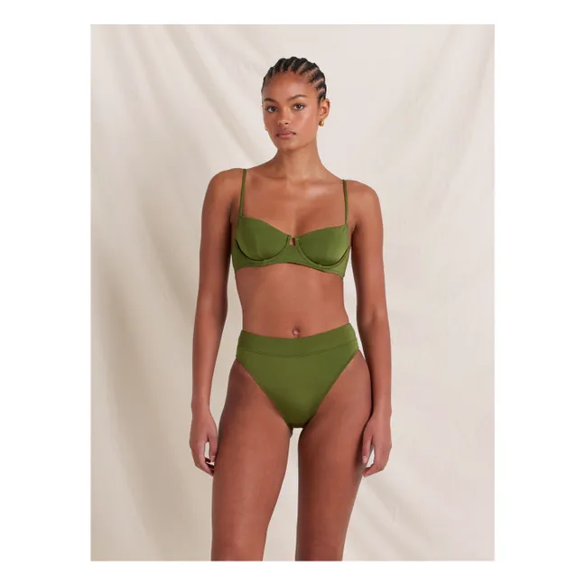Culotte de punto de fibras recicladas Olivine | Olive