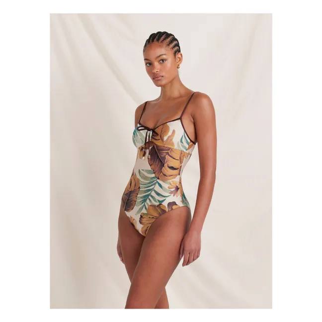 Maillot 1 Pièce Solstice Fibres Recyclées | Ecru