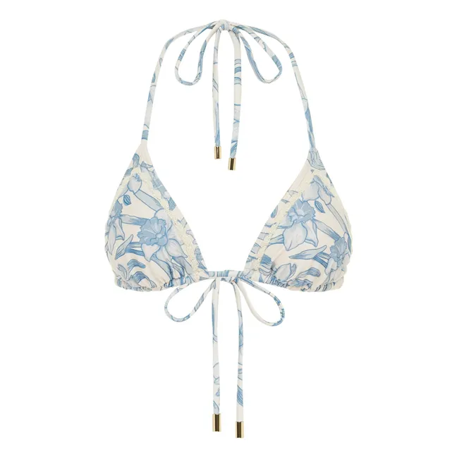 Haut de Maillot Daffodil Fibres Recyclées | Bleu