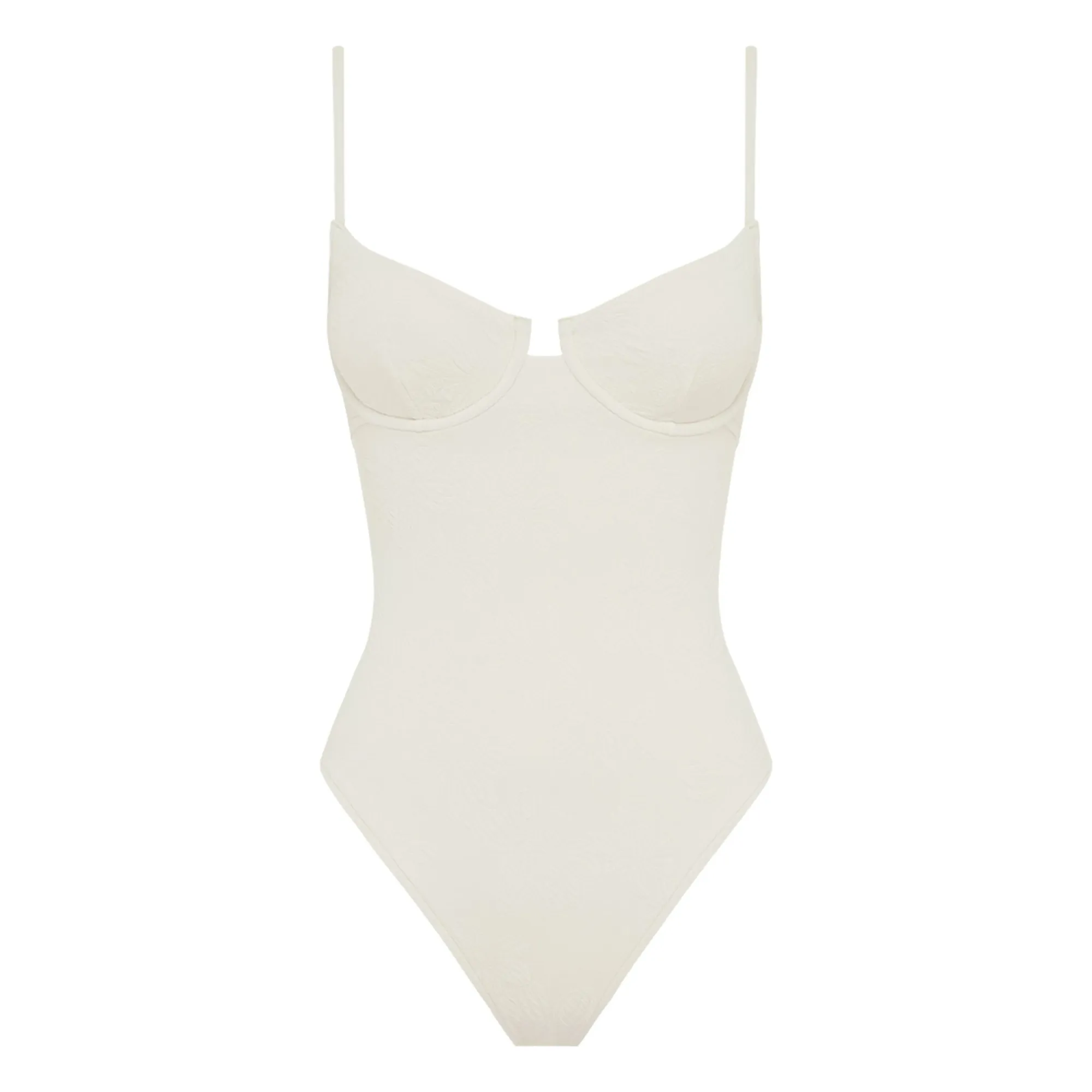 Peony White Quintessential Recycled Fiber 1-Piece Jersey