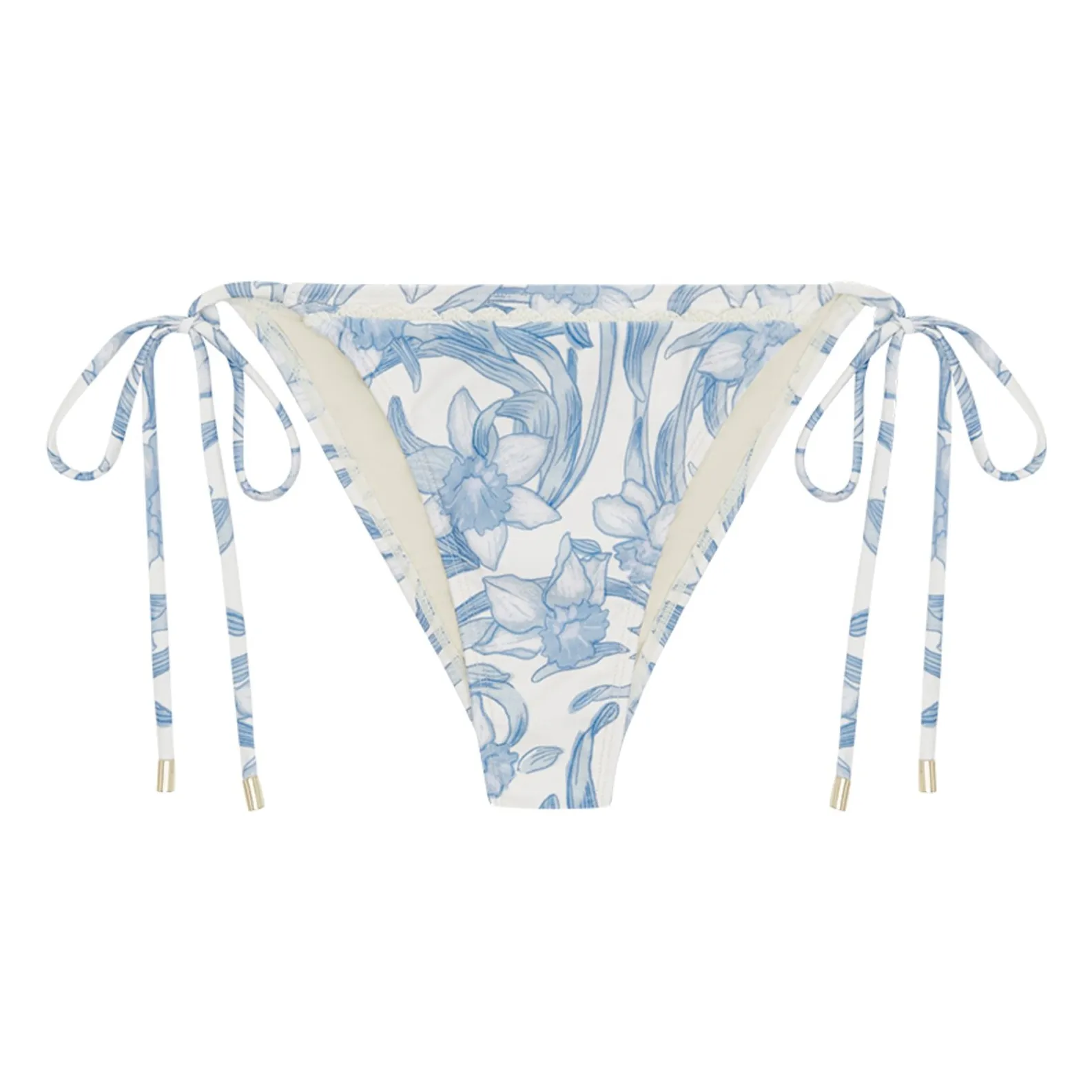 Peony Blue Daffodil Recycled Fibers Shorts