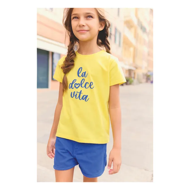 T-Shirt Tubo Dolce Vita | Gelb