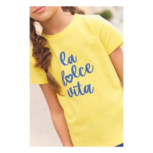 T-Shirt Tubo Dolce Vita | Gelb