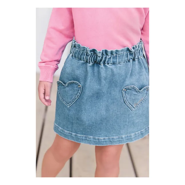 Douchka Cœurs jean skirt | Denim