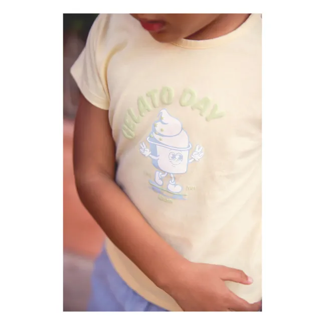 T-Shirt Tuba Gelato | Pale yellow