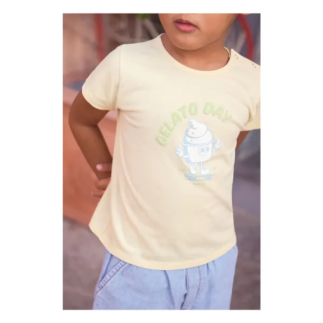 T-Shirt Tuba Gelato | Pale yellow