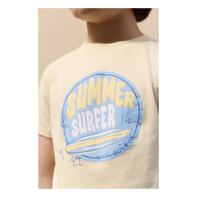 Camiseta Tubo Surfer | Amarillo palo