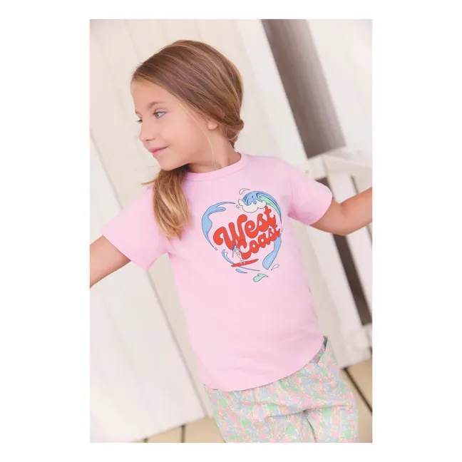 Camiseta Tubo West Coast | Rosa