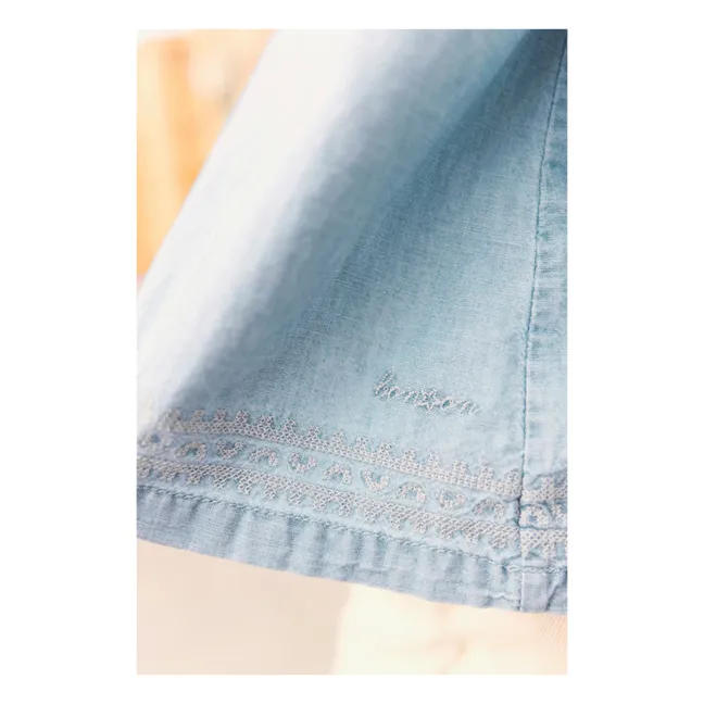 Blusa Leana Chambray | Azul