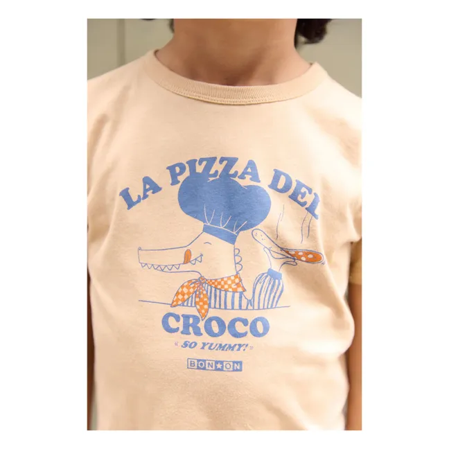 Tubo Pizza T-Shirt | Beige