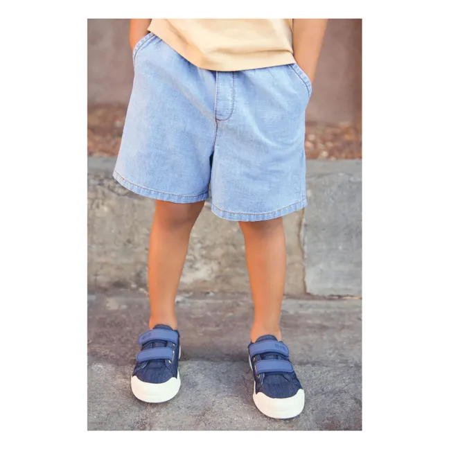 Short Lyon Chambray | Bleu ciel