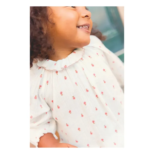Bluse Solane | Seidenfarben