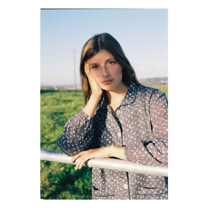 Pyjama Claudine Marge | Bleu- Image produit n°3