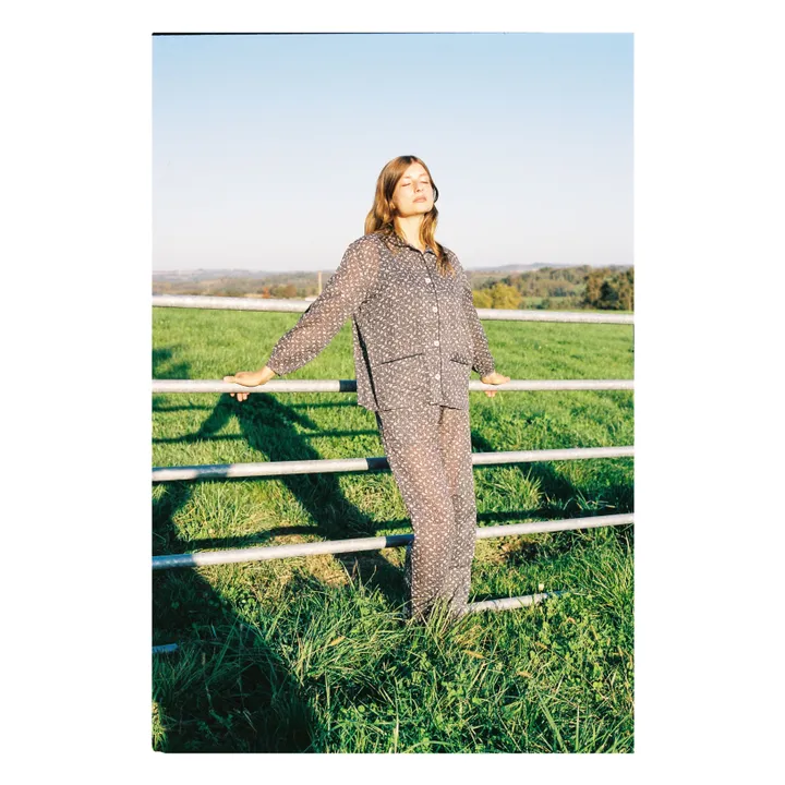 Pyjama Claudine Marge | Bleu- Image produit n°4